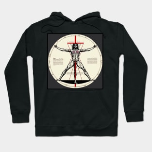 Vitruvian Man Rock n Roll Vinyl Record Vol. 5 Hoodie